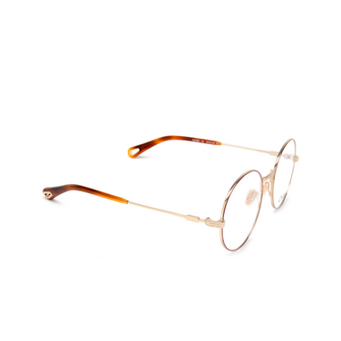 Chloé CH0179O Korrektionsbrillen 004 gold - Dreiviertelansicht