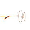 Chloé CH0179O round Eyeglasses 004 gold - product thumbnail 3/5