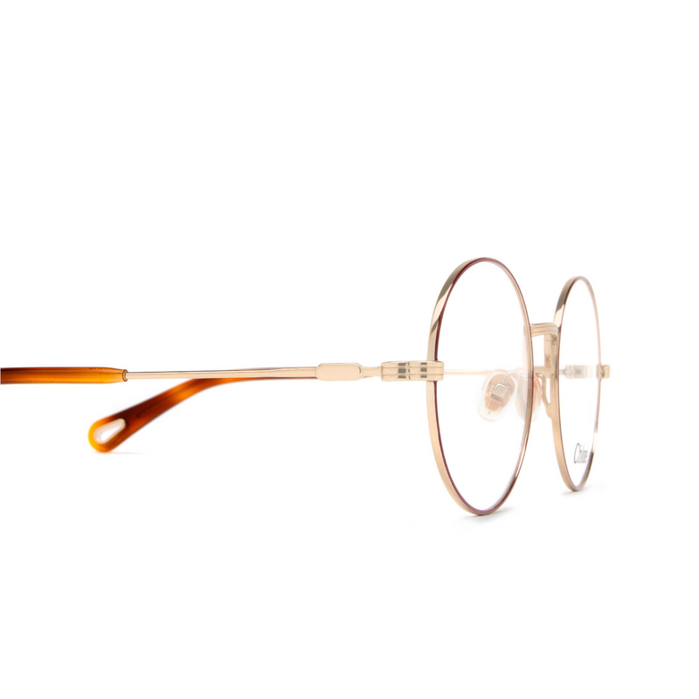 Chloé CH0179O round Eyeglasses 004 gold - 3/5