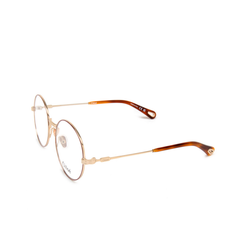 Chloé CH0179O round Eyeglasses 004 gold - 4/5