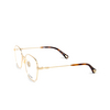 Chloé CH0182OK rectangle Eyeglasses 001 gold - product thumbnail 4/5