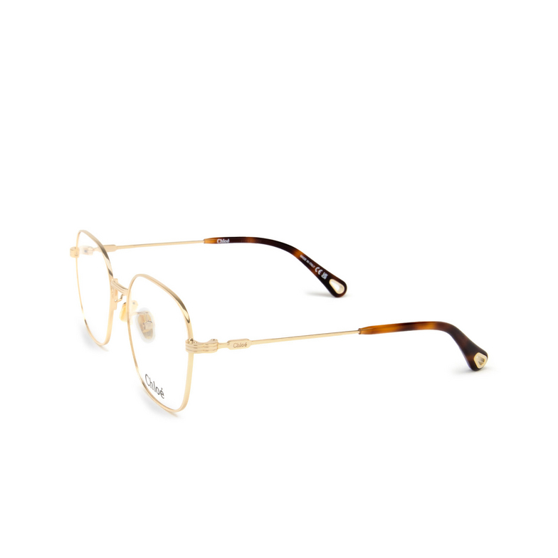 Chloé CH0182OK rectangle Eyeglasses 001 gold - 4/5