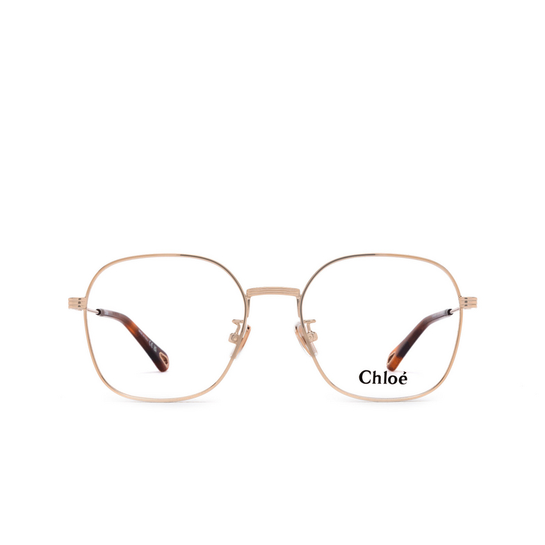 Chloé CH0182OK rectangle Eyeglasses 003 gold - 1/4