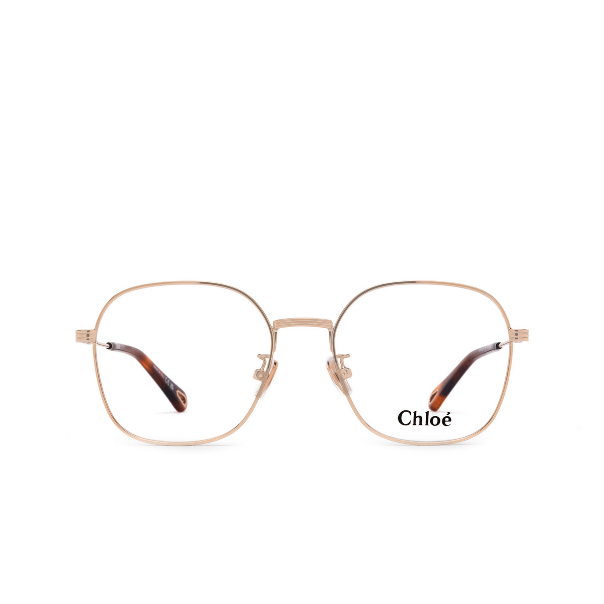 Occhiali da vista Chloé CH0182OK rettangolari 003 Gold - frontale