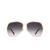 Chloé CH0183S aviator Sunglasses 001 gold - product thumbnail 1/5