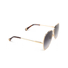 Gafas de sol Chloé CH0183S 001 gold - Miniatura del producto 2/5