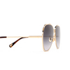 Gafas de sol Chloé CH0183S 001 gold - Miniatura del producto 3/5