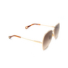 Chloé CH0183S aviator Sunglasses 002 gold - product thumbnail 2/5