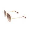 Chloé CH0183S aviator Sunglasses 002 gold - product thumbnail 4/5