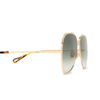 Chloé CH0183S aviator Sunglasses 004 gold - product thumbnail 3/5