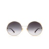 Gafas de sol Chloé CH0184S 001 gold - Miniatura del producto 1/4