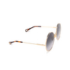 Chloé CH0184S round Sunglasses 001 gold - product thumbnail 2/4