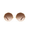 Chloé CH0184S round Sunglasses 002 gold - product thumbnail 1/5