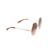 Chloé CH0184S round Sunglasses 002 gold - product thumbnail 2/5