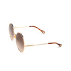 Chloé CH0184S round Sunglasses 002 gold - product thumbnail 4/5