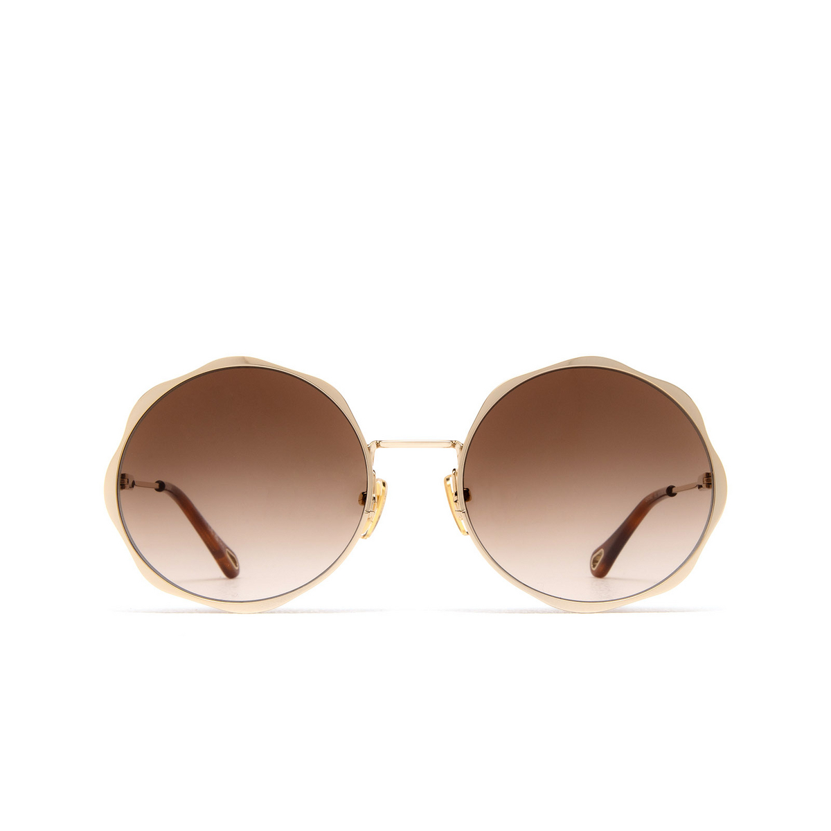 Chloé CH0184S round Sunglasses 002 Gold - front view