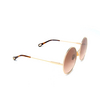 Chloé CH0184S round Sunglasses 003 gold - product thumbnail 2/5
