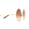 Chloé CH0184S round Sunglasses 003 gold - product thumbnail 3/5