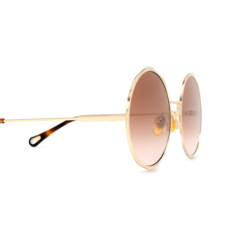 Chloé CH0184S round Sunglasses 003 gold - 3/5