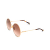 Chloé CH0184S round Sunglasses 003 gold - product thumbnail 4/5