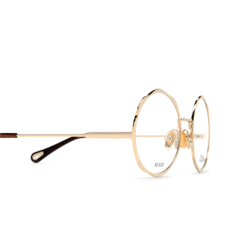 Chloé CH0185O round Eyeglasses 001 gold - 3/5