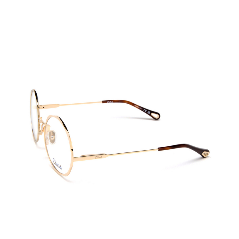 Chloé CH0185O round Eyeglasses 001 gold - 4/5