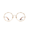 Chloé CH0185O round Eyeglasses 002 gold - product thumbnail 1/5