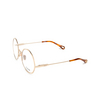 Chloé CH0185O round Eyeglasses 002 gold - product thumbnail 4/5