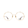 Gafas graduadas Chloé CH0185O 004 gold - Miniatura del producto 1/5