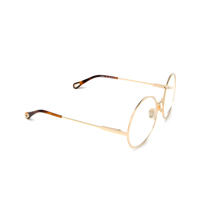 Chloé CH0185O round Eyeglasses 004 gold - 2/5