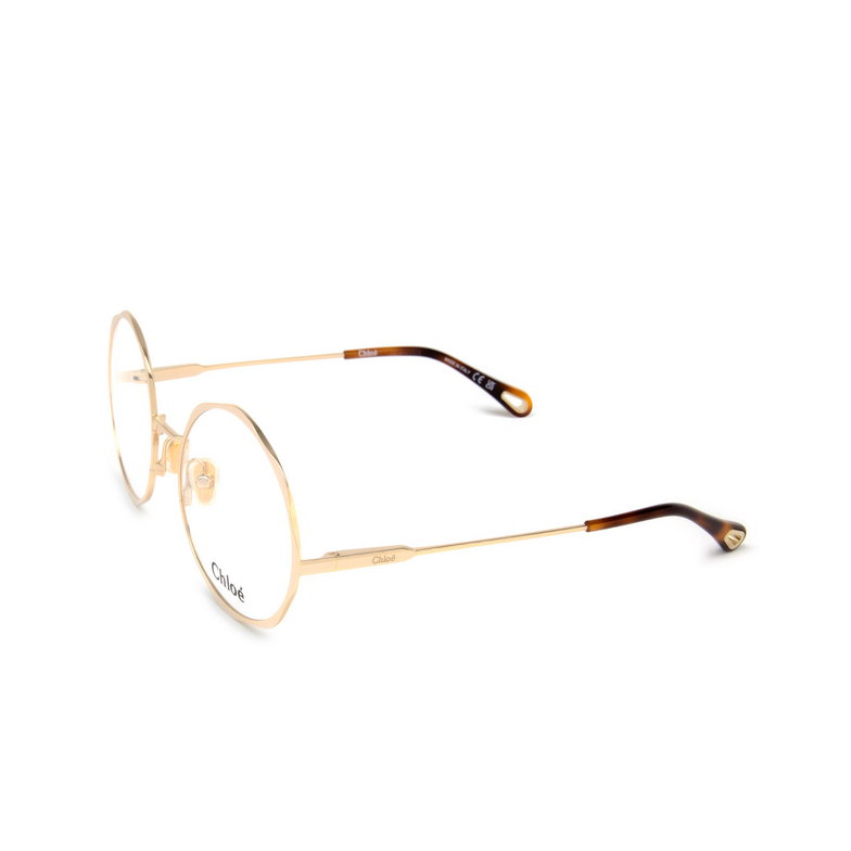 Chloé CH0185O round Eyeglasses 004 gold - 4/5