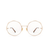 Chloé CH0185S round Sunglasses 001 gold - product thumbnail 1/4