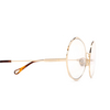 Chloé CH0185S round Sunglasses 001 gold - product thumbnail 3/4