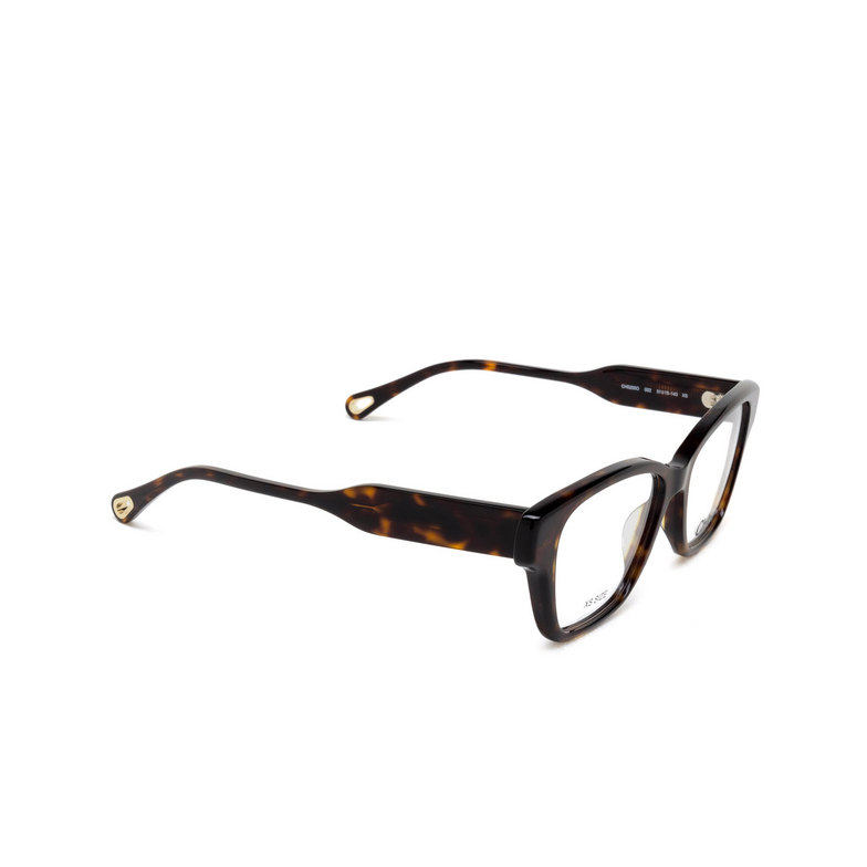 Chloé CH0200O cateye Eyeglasses 002 havana - 2/5