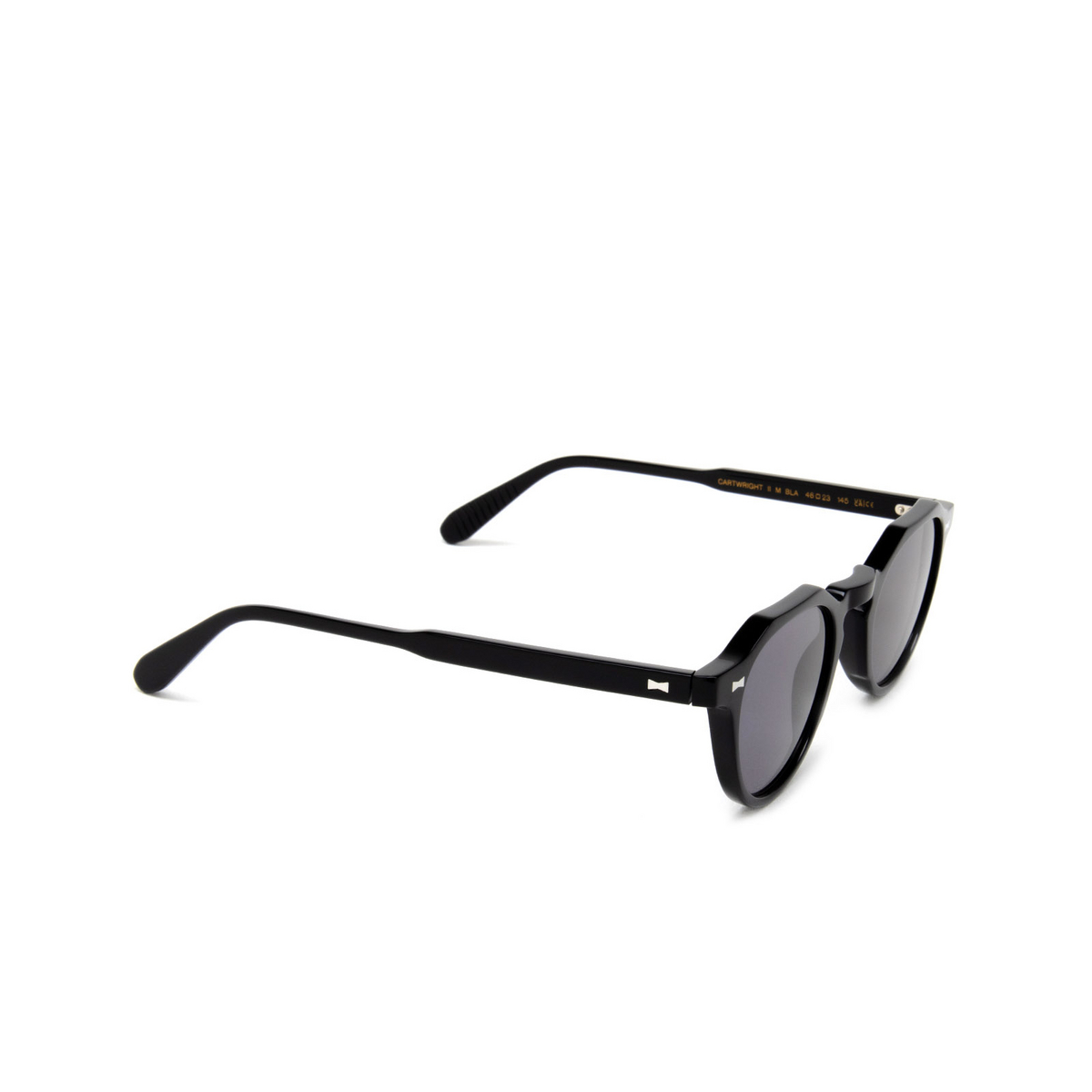 Cubitts CARTWRIGHT Sunglasses CAT-R-BLA Black - three-quarters view