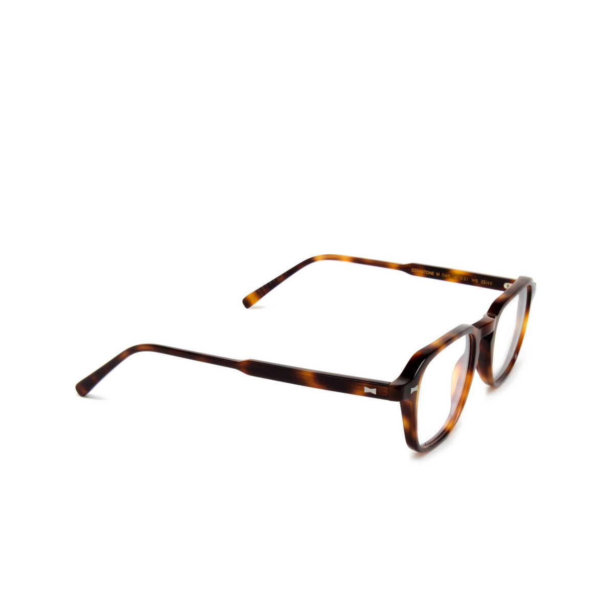 Cubitts CONISTONE Eyeglasses CON-R-DAR Dark Turtle - three-quarters view