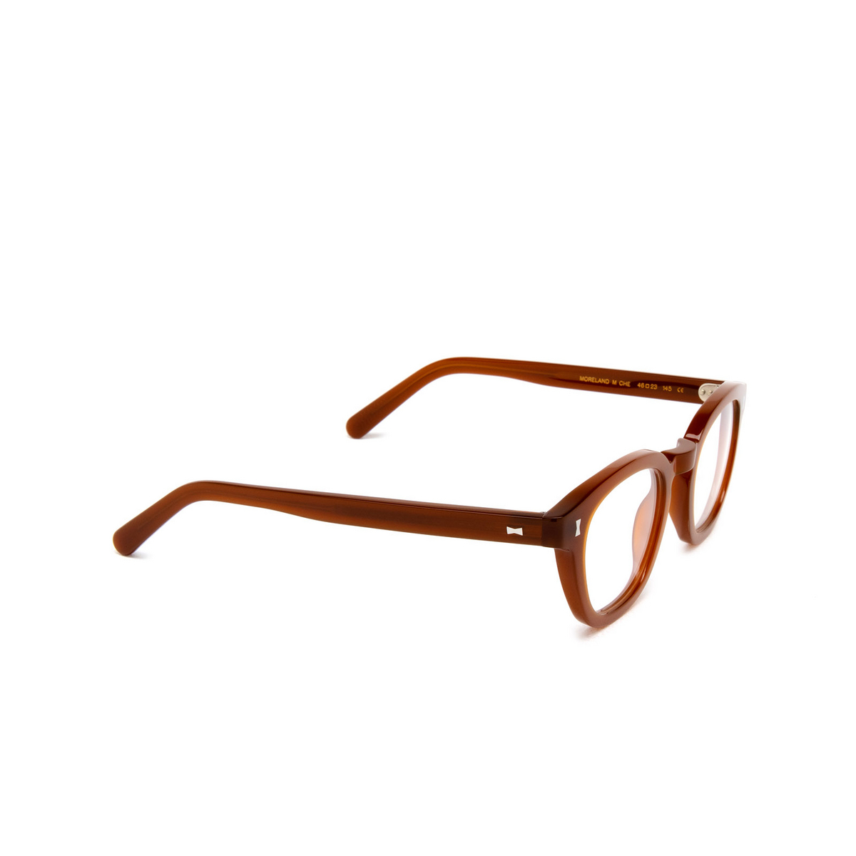 Cubitts MORELAND Eyeglasses MOR-R-CHE Chestnut - three-quarters view
