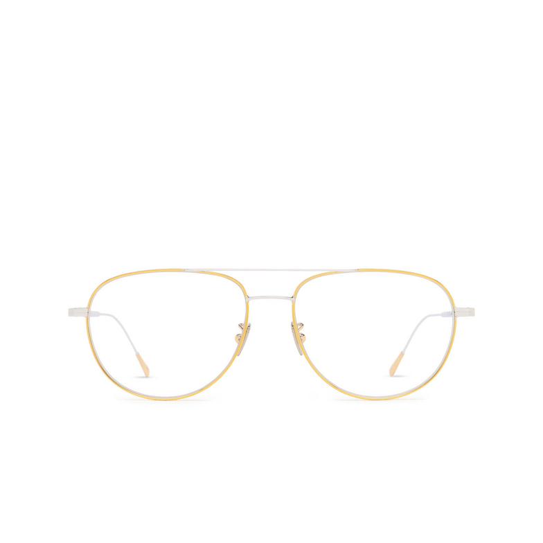 Cutler and Gross 0002 Eyeglasses 04 yellow gold 24k + rhodium 18k - 1/4