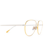 Cutler and Gross 0002 Eyeglasses 04 yellow gold 24k + rhodium 18k - product thumbnail 3/4