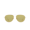 Cutler and Gross 0002 Sunglasses 04 yellow gold 24k + rhodium 18k - product thumbnail 1/4