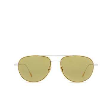 Cutler and Gross 0002 Sunglasses 04 yellow gold 24k + rhodium 18k - front view
