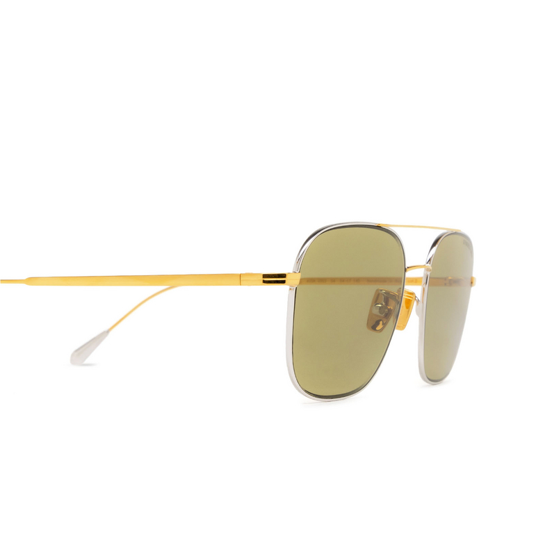 Cutler and Gross 0003 Sunglasses 04 gold 24 kt/rhodium - 3/4