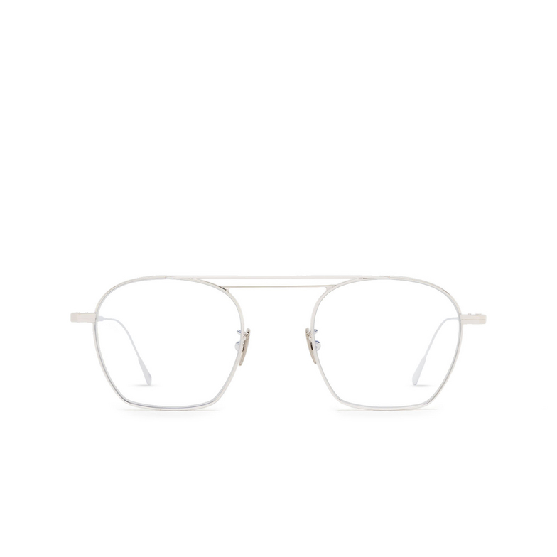 Cutler and Gross 0004 Eyeglasses 01 white gold rhodium 18k - 1/4