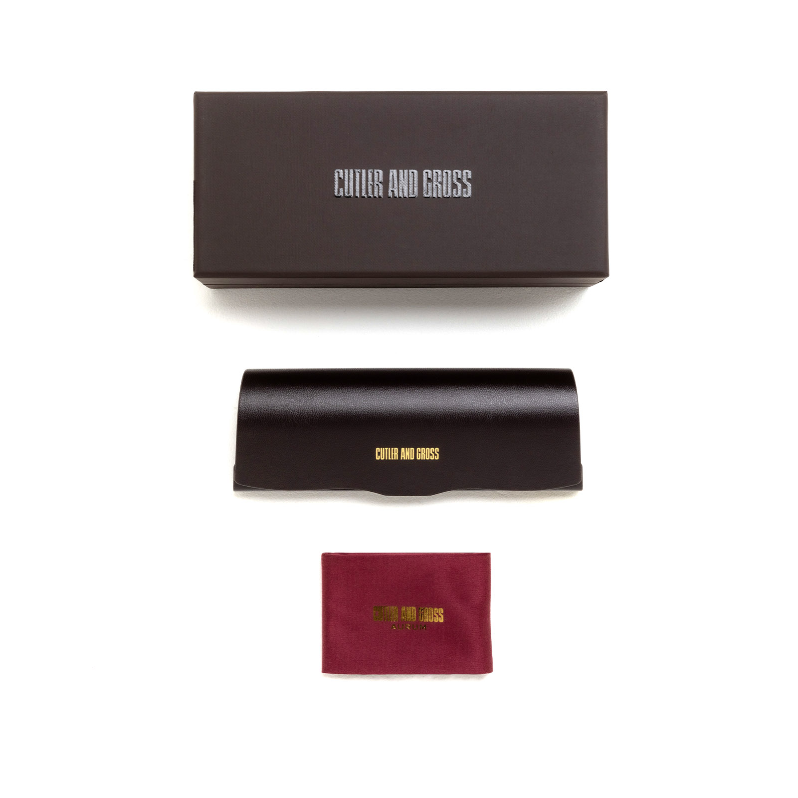 Official Cutler and Gross packaging