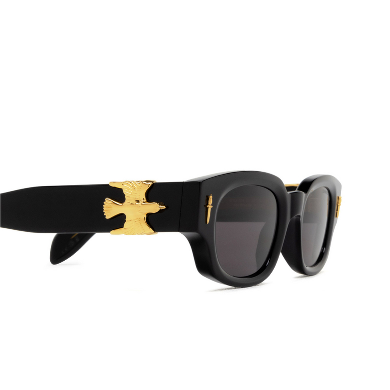 Cutler and Gross 004 GOLD Sunglasses 01 black gold - 3/4