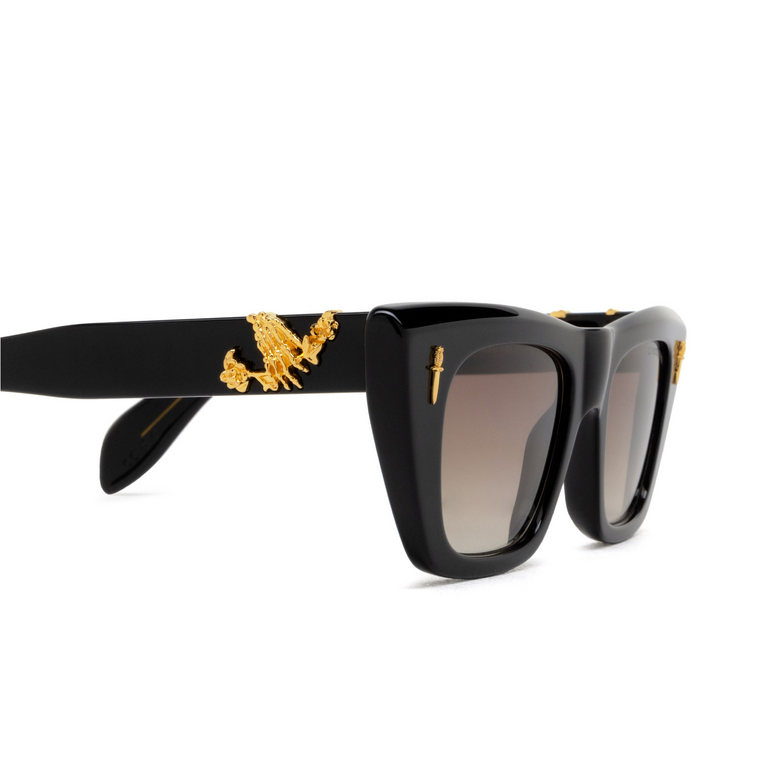 Cutler and Gross LOVE AND DEATH Sunglasses 01 black gold - 3/4