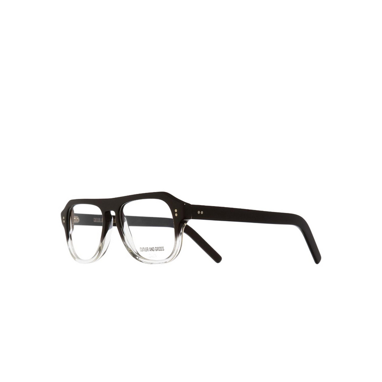 Cutler and Gross 0822V2 Eyeglasses BCF black to clear fade - 2/3