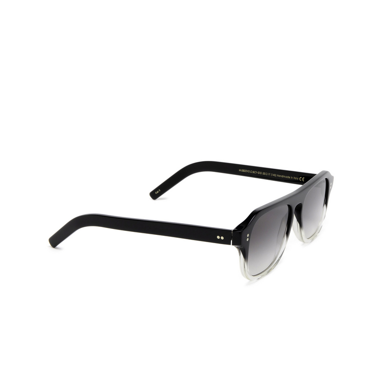 Cutler and Gross 0822V2 Sunglasses BCF black to clear fade - 2/4