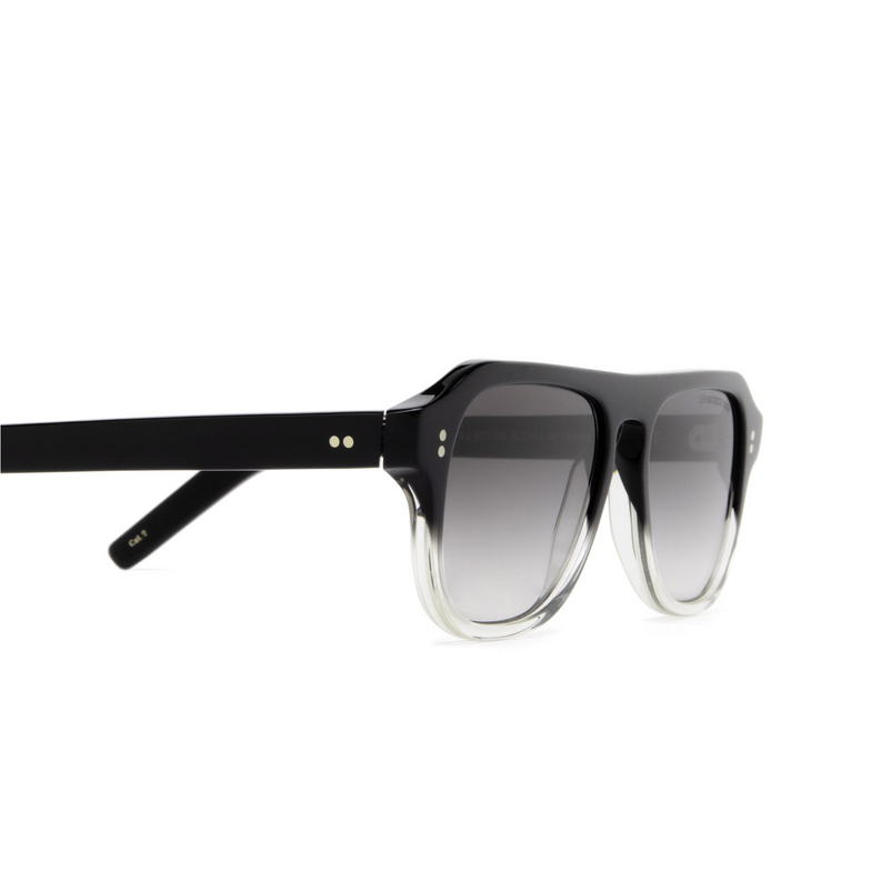 Cutler and Gross 0822V2 Sunglasses BCF black to clear fade - 3/4