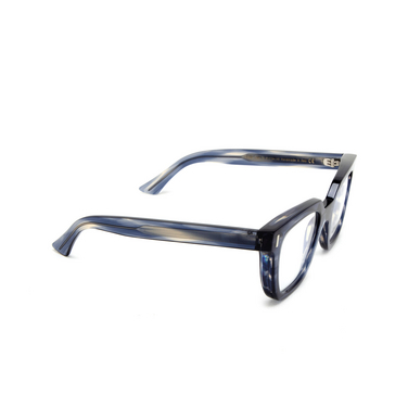 Cutler and Gross 1305 Eyeglasses 13 blue smoke - three-quarters view